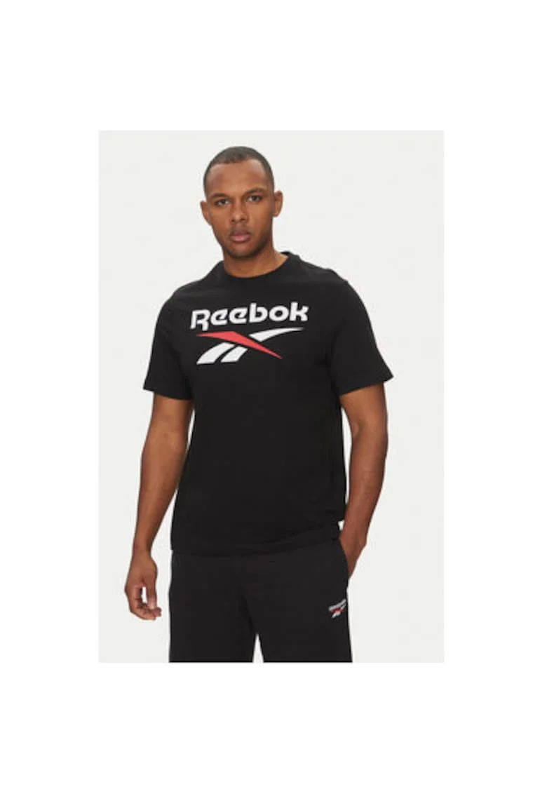 Tricou barbati  100216166, Bumbac, Negru, Negru