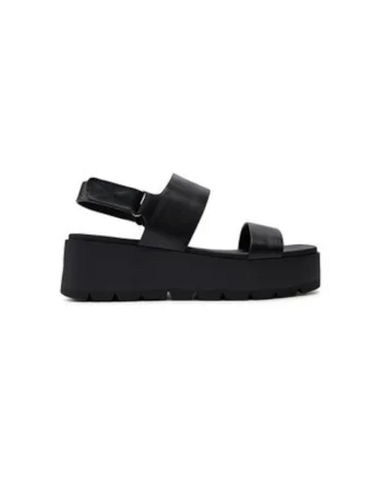 Sandale dama  13713120, Piele ecologica, Negru, Negru