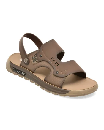 Sandale GRYXX gri, 25095, din piele naturala