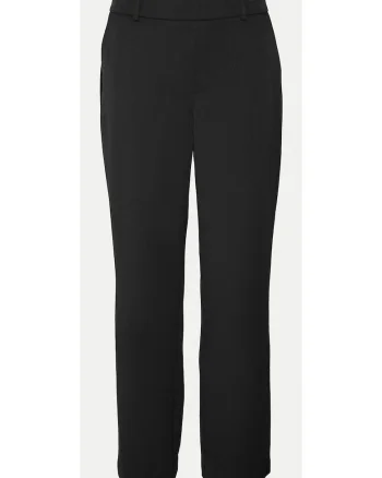 Pantaloni dama  10267718, Poliester/Viscoza, Negru, Negru