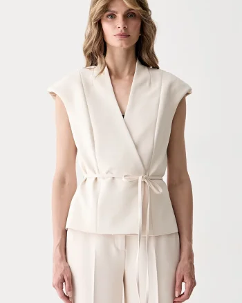 Marciano by Guess vestă cu două rânduri de nasturi pentru femei JASMINE