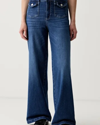 Mos Mosh blugi wide leg pentru femei Colette