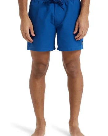 Pantaloni scurti de baie cu snur, Albastru inchis