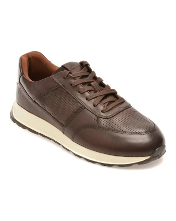 Pantofi sport CLARKS maro, RADWELL TIE, din piele naturala