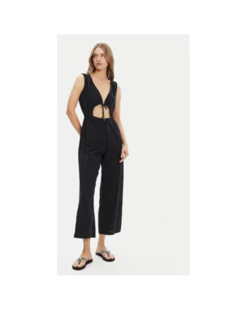 Salopeta dama  ERJX603446, Bumbac, XL INTL, Negru