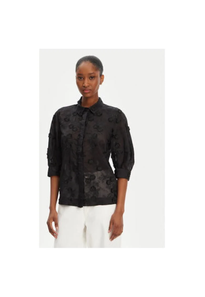Camasa dama  252101725225, Tencel/Poliamida, Negru, Negru