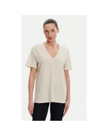 Tricou dama  53-2148, In/Bumbac, Bej, Bej