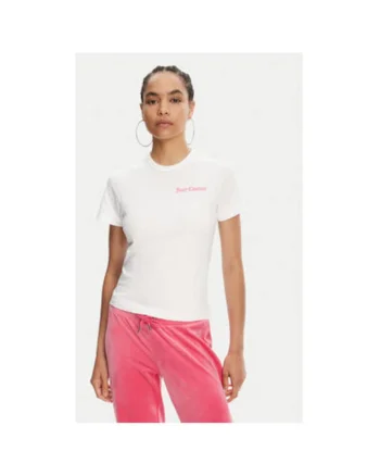 Tricou dama  JCWCT125319, Bumbac, Alb, Alb