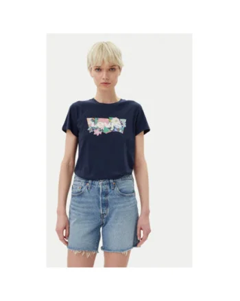 Tricou dama Levi S, A2086-0361, Bumbac, Bleumarin, Bleumarin