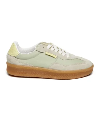 Pantofi sport low-cut cu sireturi Euphoria, Verde pal