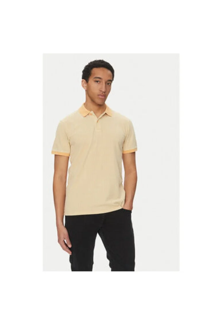 Tricou polo barbati  20718252, Bumbac, Portocaliu, Portocaliu