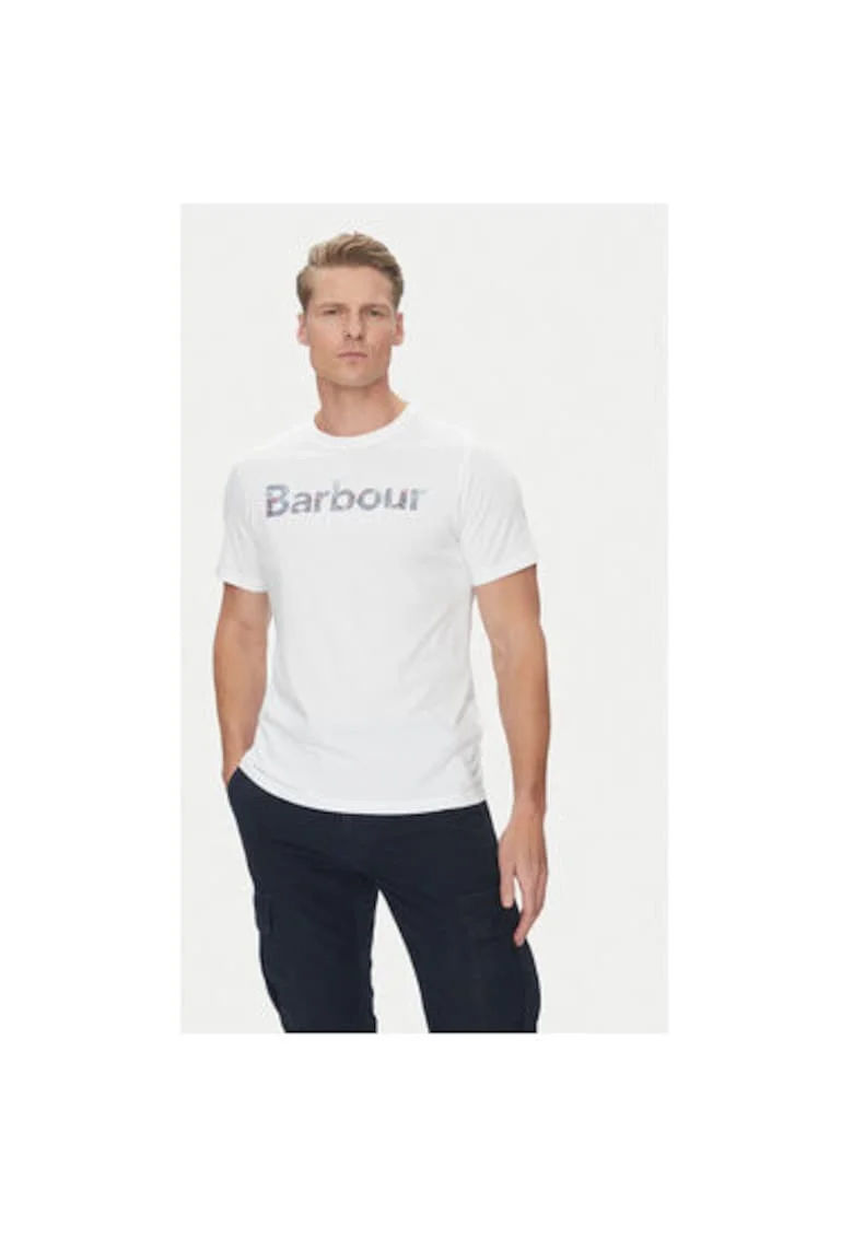 Tricou barbati  MTS1391WH11, Bumbac, Alb, Alb