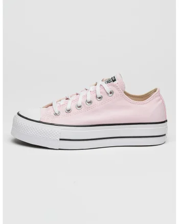 Pantofi sport low-cut cu platforma All Star Lift, Alb/Roz pastel