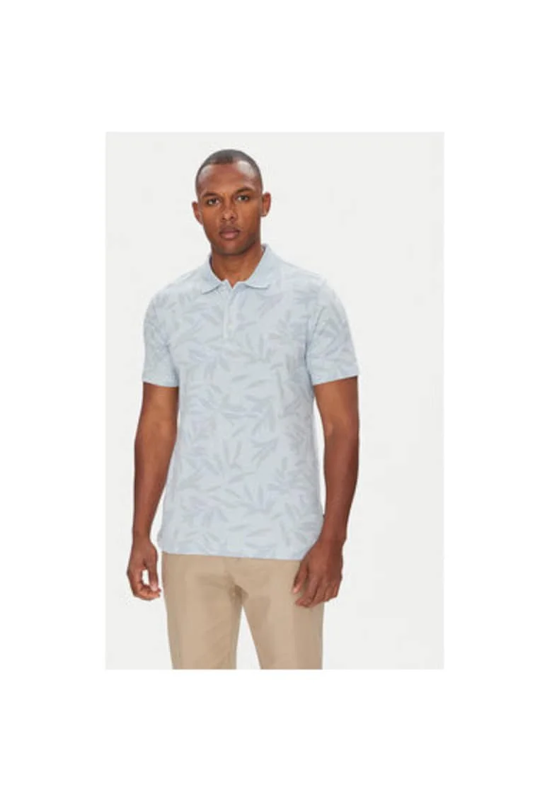 Tricou Polo barbati  C5 21434.2117, Bumbac, Albastru deschis, Albastru deschis