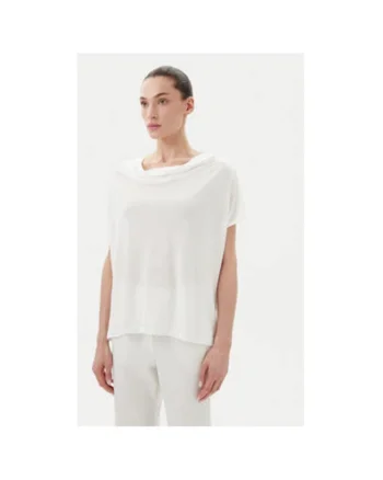 Bluza dama  BBW4362, Lyocell, Alb, Alb