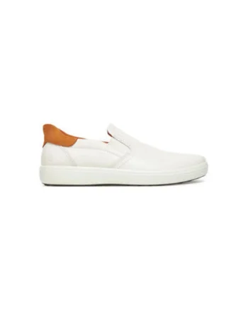 Pantofi sport barbati, 47083450104,  Piele naturala, Alb