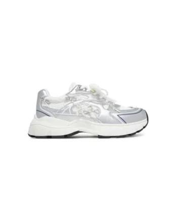 Pantofi sport dama, 13948360,  Piele ecologica, Argintiu