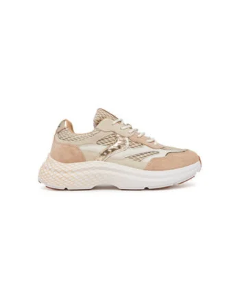 Pantofi sport dama, 2019266,  Sintetic, Bej