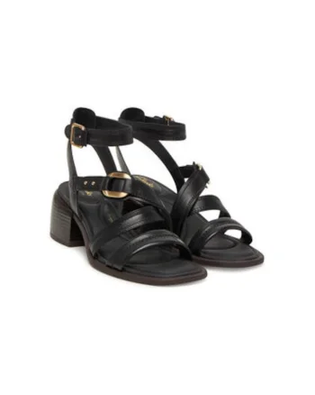 Sandale dama, 26181243,  Piele naturala, Negru