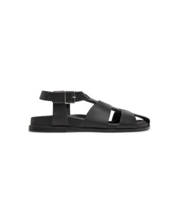 Sandale dama, 85083-U,  Piele naturala, Negru