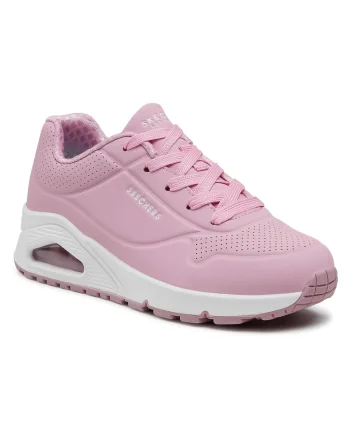 Adidasi fete  310024L, Piele ecologica, Roz