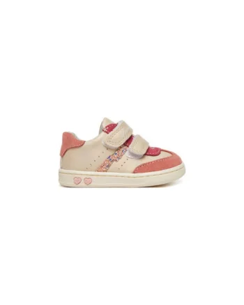 Adidasi fete  7903400, Piele naturala, Bej