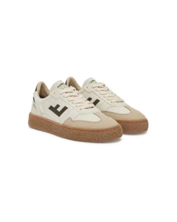 Pantofi sport unisex Flamingos Life, BBOLI, Piele ecologica, Ecru