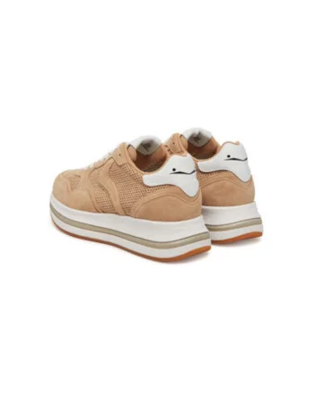 Pantofi sport dama, 2019065,  Piele naturala, Bej