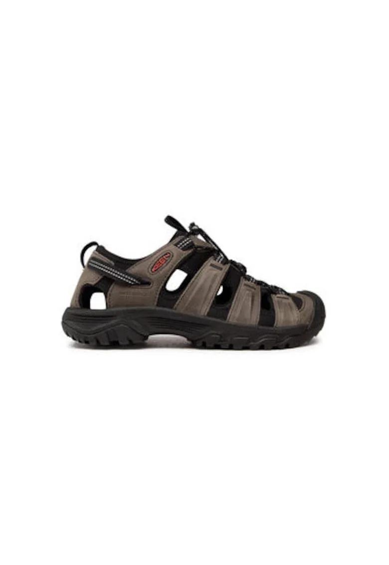 Sandale barbati  1022428, Piele naturala, Gri, Gri