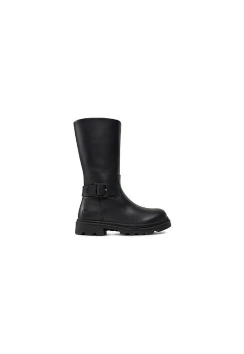 Cizme fete  304341625, Piele naturala, Negru, Negru