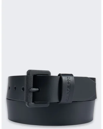 Curea barbati  Roller Buckle, piele italiana, latime 3,8cm, Negru