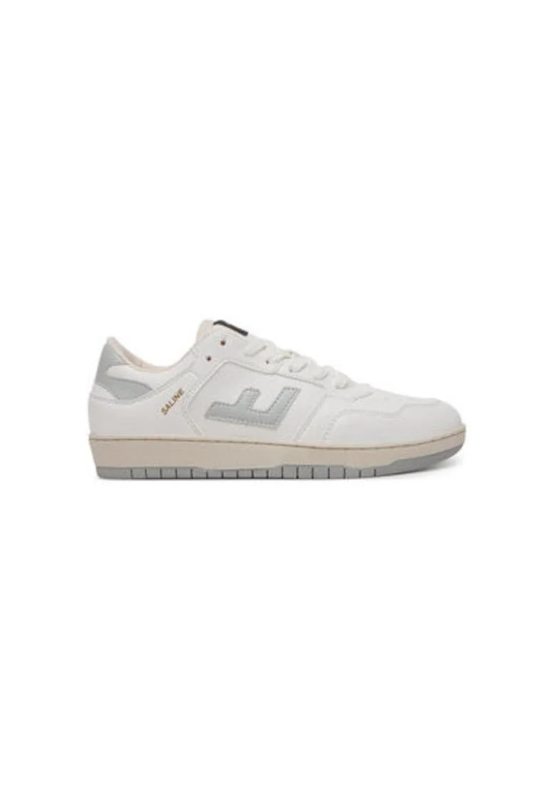 Pantofi sport unisex Flamingos Life, SAGRA, Piele ecologica, Alb