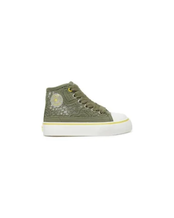 Pantofi sport pentru fete  43613, Textil, Kaki