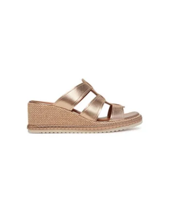 Espadrile dama  1-27217-44, Piele naturala, Auriu