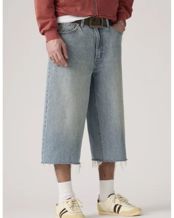 Blugi scurti cu croiala baggy 478™, Albastru prafuit