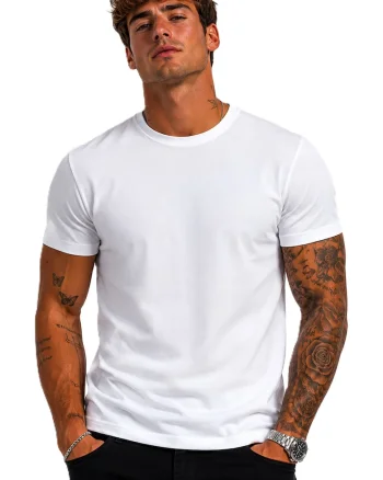 Tricou cu decolteu rotund
