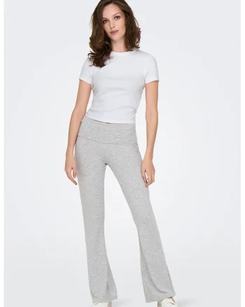 Tricou slim fit din amestec de bumbac organic Val, Alb stralucitor