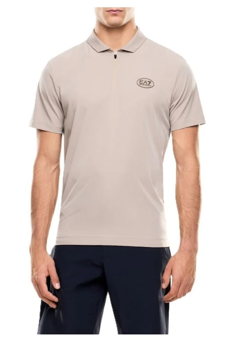 Tricou polo barbati GOLF PRO M POLO PA ST ZIP,  Poliester, Crem, Crem