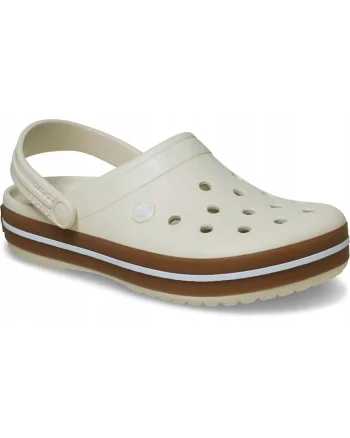 Saboti  Crocband Gum Clog, 41-42 EU, summit white, material sintetic
