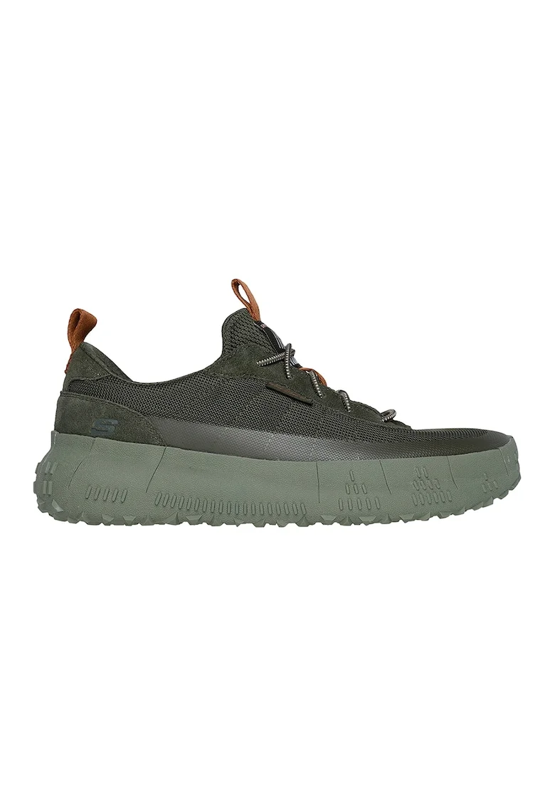 Pantofi sport cu garnituri din piele intoarsa Revo - Kelce, Verde padure