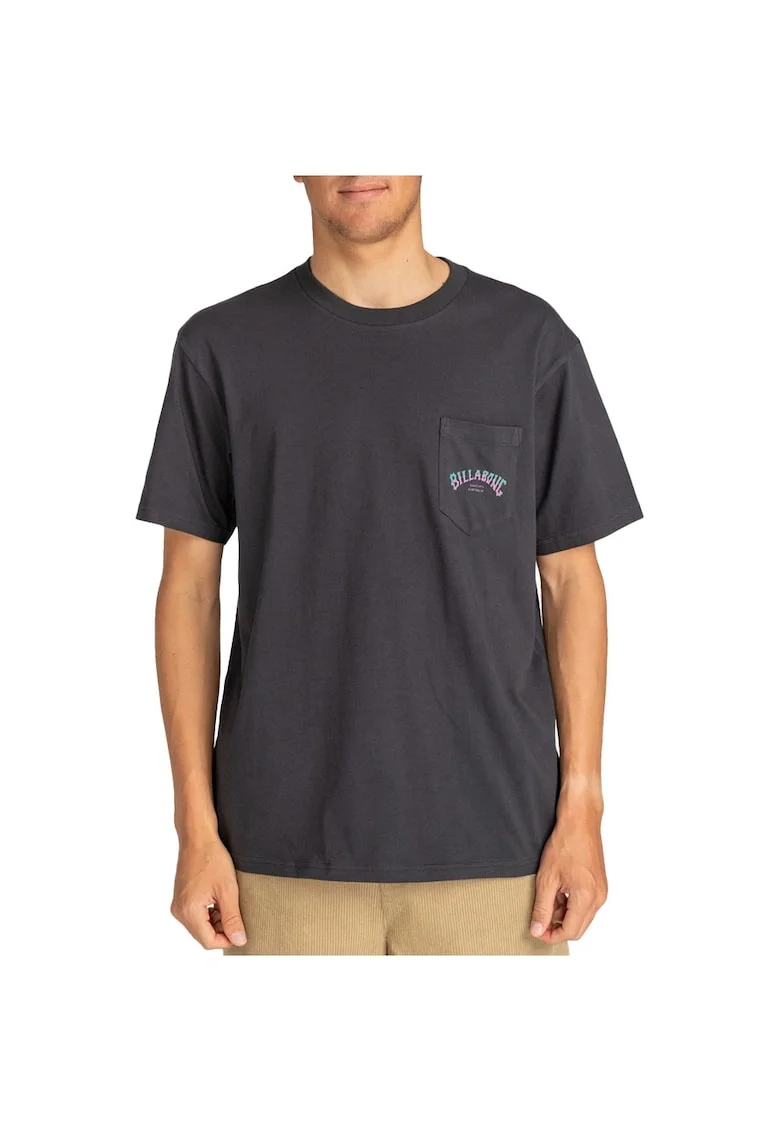 Tricou barbati bumbac  STACKED ARCH NEGRU, Negru