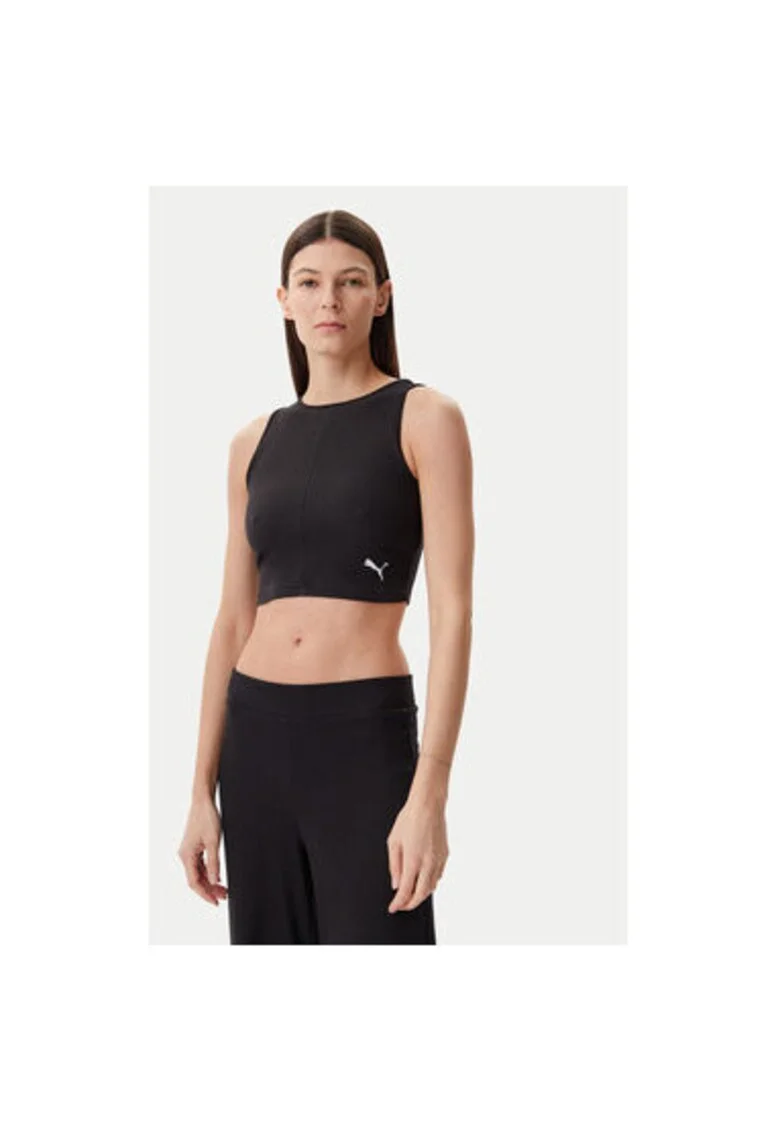 Top dama  629765, Bumbac/Poliester reciclat, XL INTL, Negru