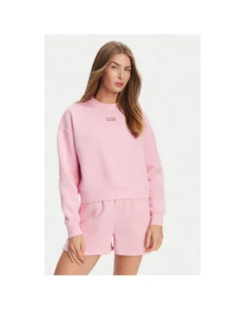 Bluza dama  HARW0042242, Bumbac/Poliester, Roz, Roz