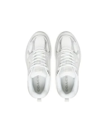 Pantofi sport dama, CAQ29,  Textil, Alb
