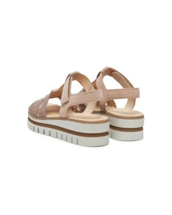 Sandale dama, 64.625.10,  Piele naturala, Bej