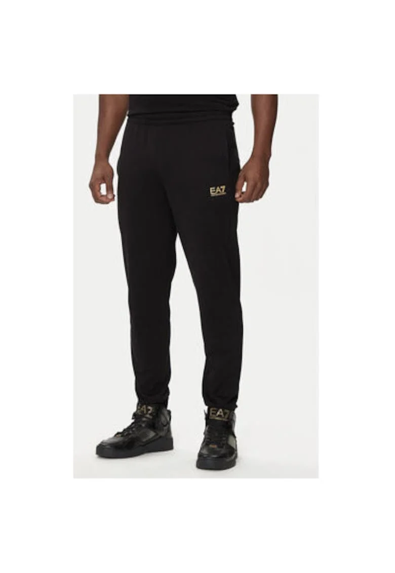 Pantaloni de trening barbati  Emporio Armani, 8NPP66 PJVRZ, Sintetic, Negru