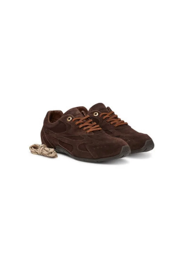Pantofi sport dama, 66647-CV,  Piele naturala, Maro, Maro