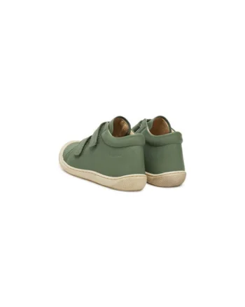 Pantofi sport pentru baieti  NATURINO COCOON VL, Piele naturala, Verde