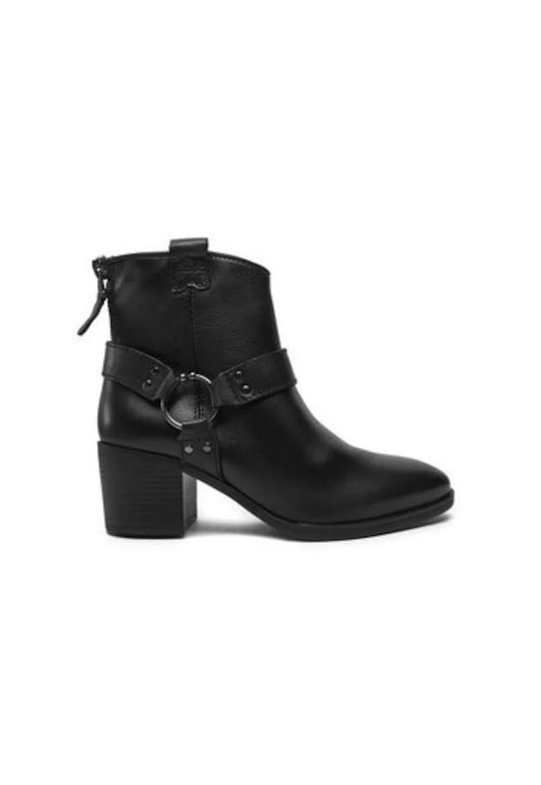 Botine unisex  2-25358-43, Piele ecologica, 41 EU, Negru