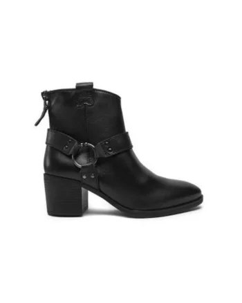 Botine unisex  2-25358-43, Piele ecologica, 41 EU, Negru